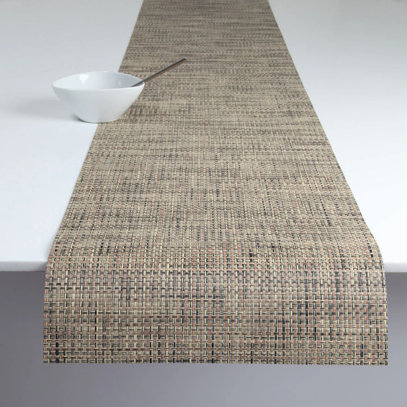 Basketweave Table Runner Samples - Bark