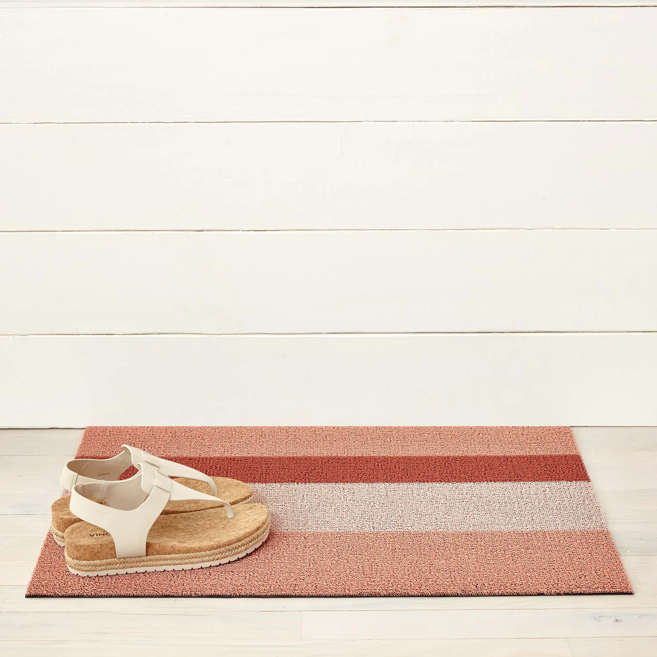 Bold Stripe Shag Mats - Peach - Image 4