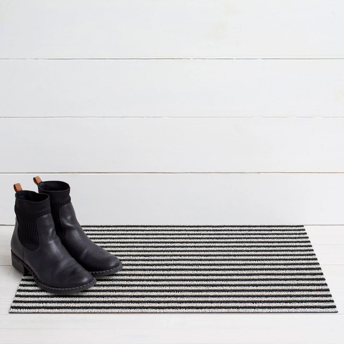 Breton Stripe Shag Mats - Tuxedo - Image 4