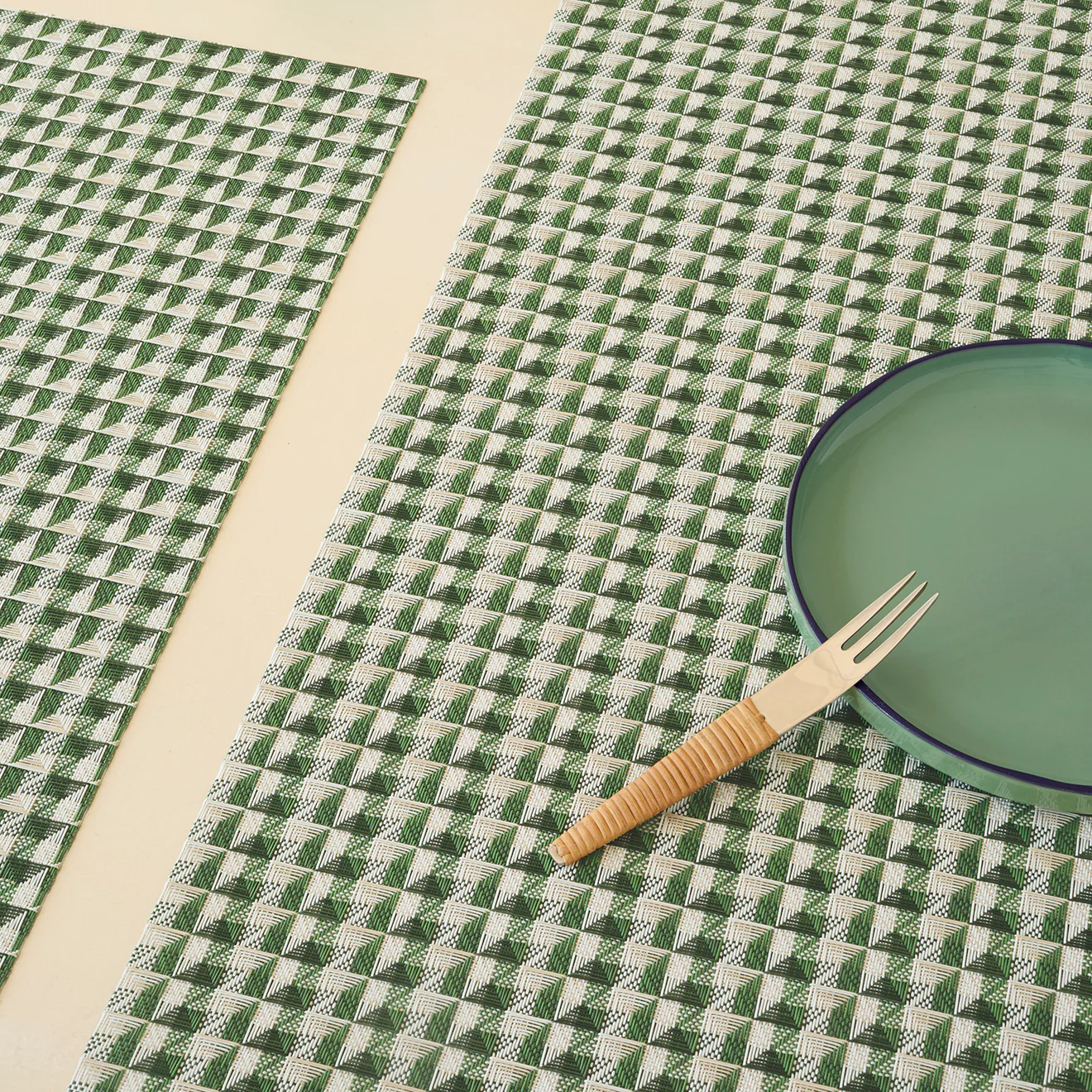 Crane Placemats - Thyme - Image 6