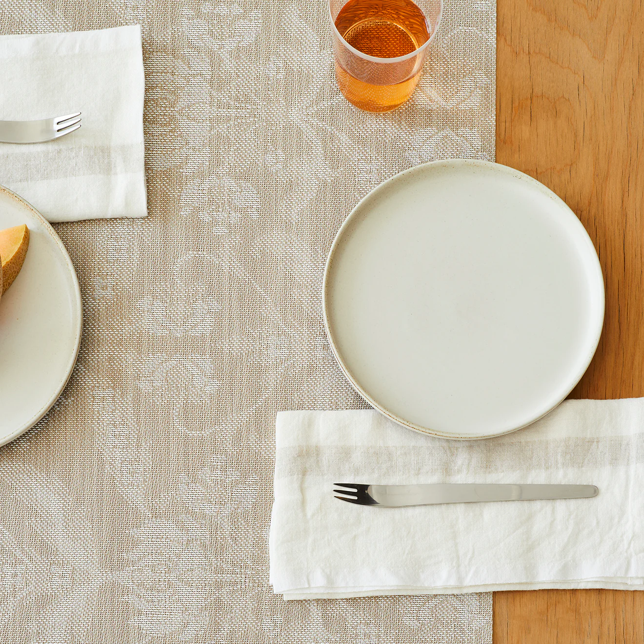 Damask Table Runners - Flax - Image 5