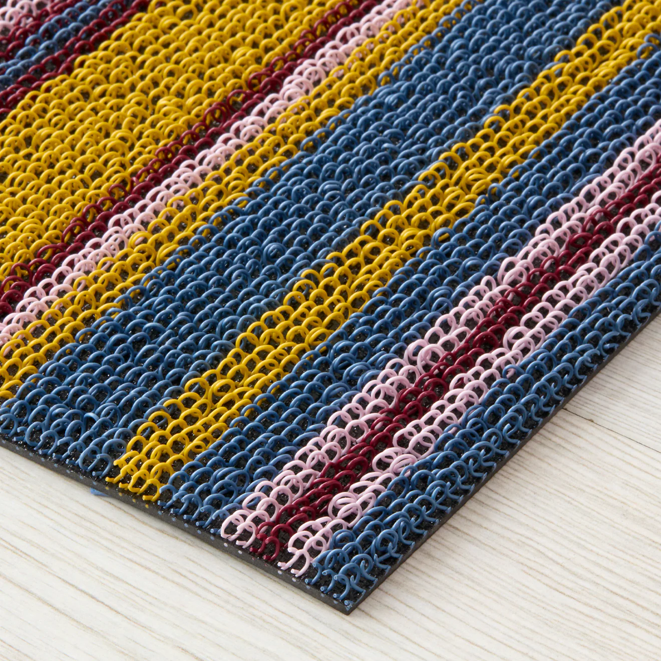 Echo Stripe Shag Mat - Dusk - Image 6