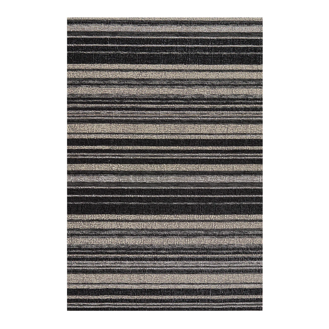 Echo Stripe Shag Mat - Shadow