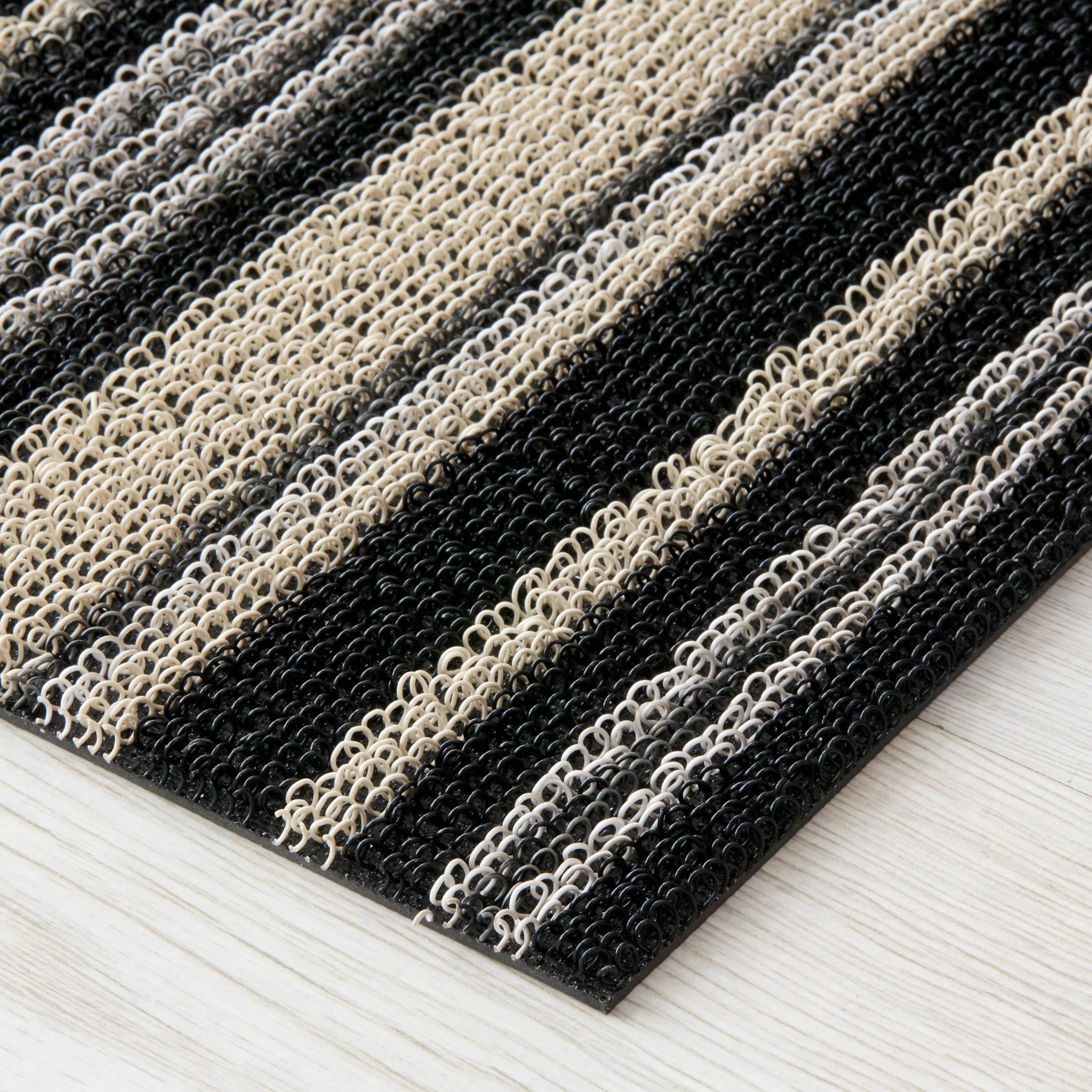 Echo Stripe Shag Mat - Shadow - Image 3