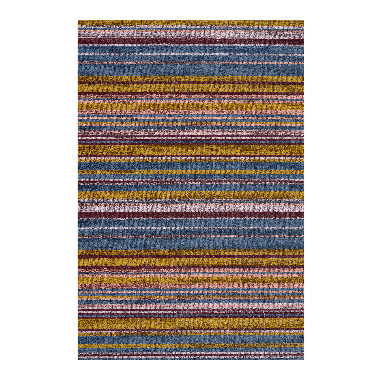 Echo Stripe Shag Mat - Dusk
