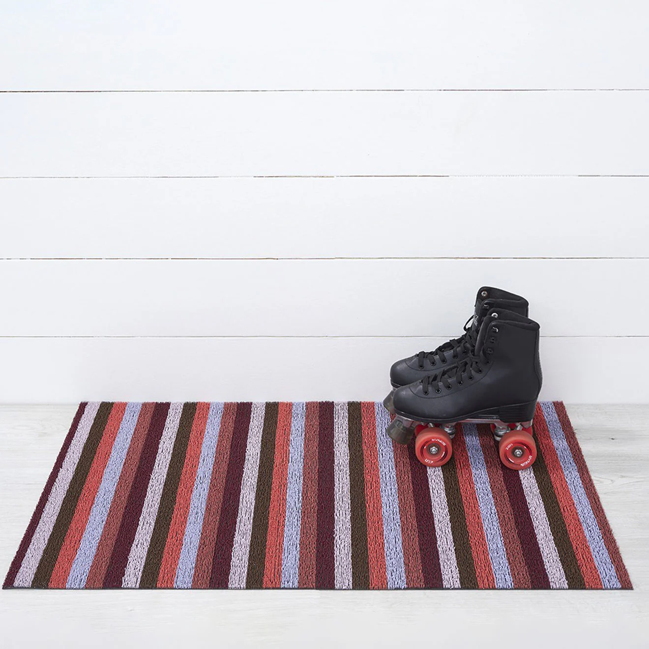 Even Stripe Shag Mats - Berry - Image 6