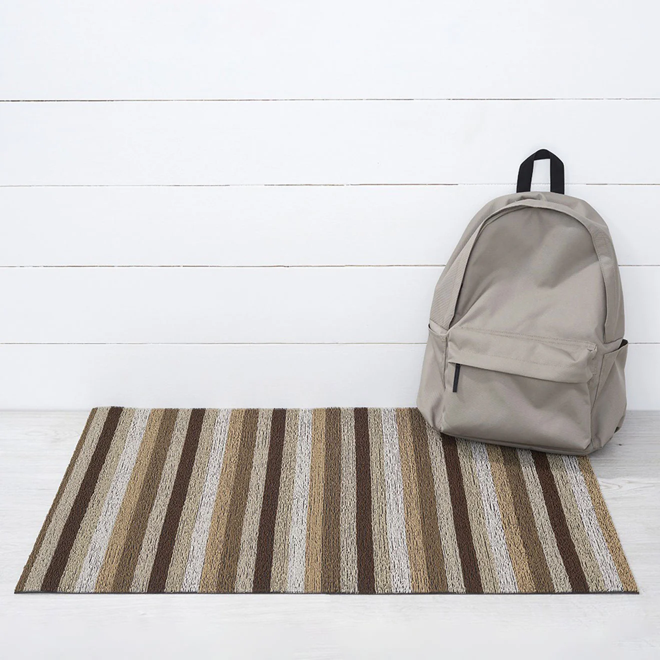 Even Stripe Shag Mats - Mocha - Image 9