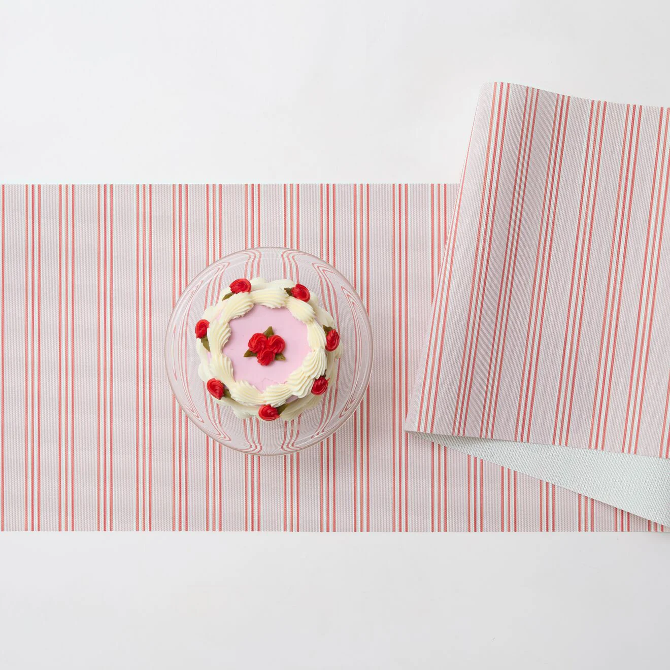 Festive Stripes Table Runners - Pink - Image 3