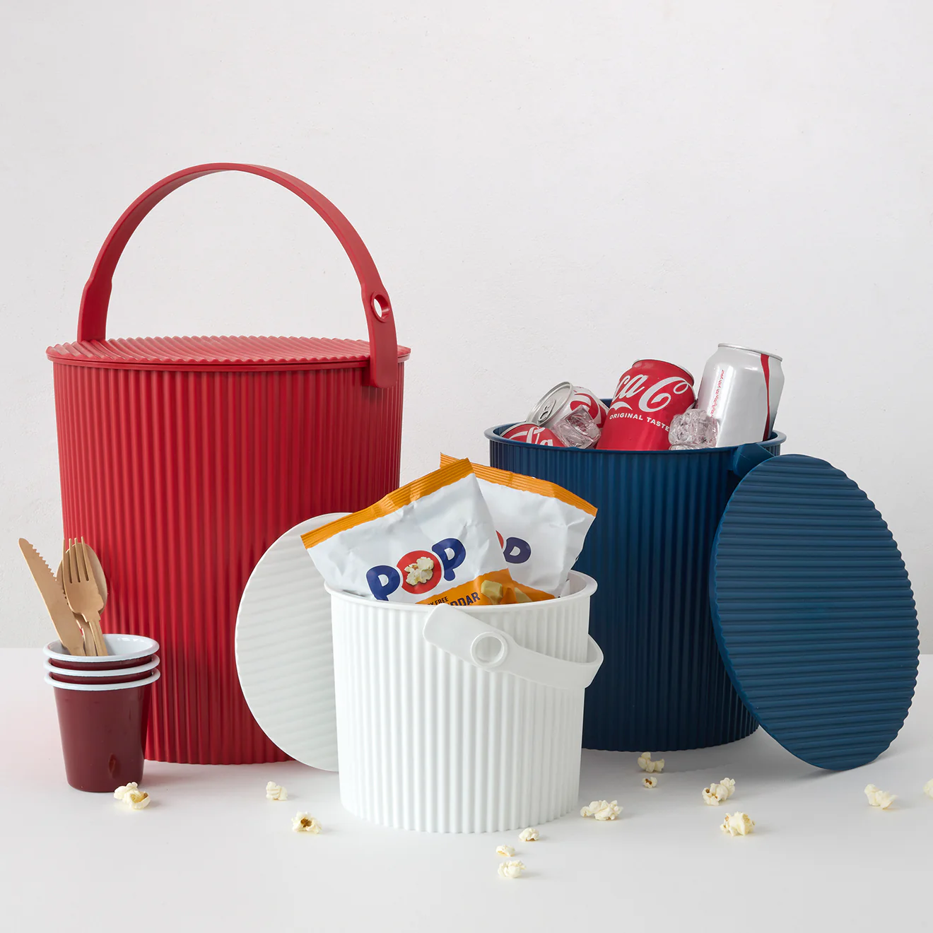 Hachiman Buckets - Red White Blue - Image 3