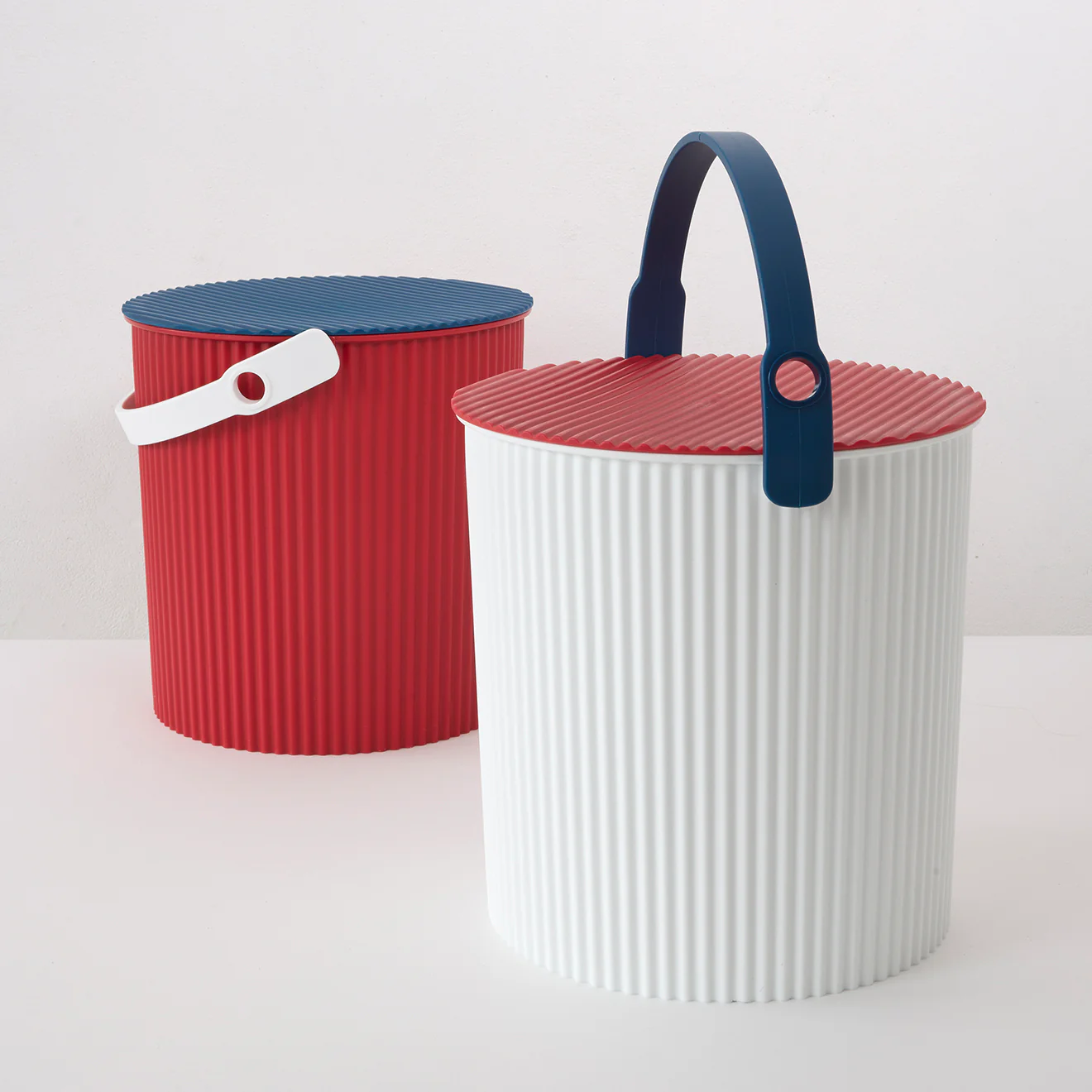 Hachiman Buckets - White Red Blue - Image 6