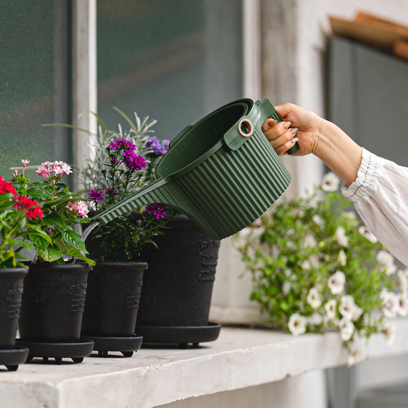 Hachiman Watering Cans - Garden Green - Image 12