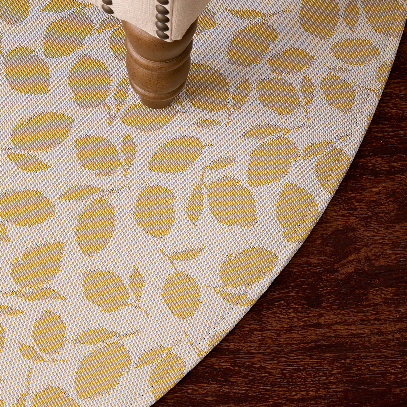 Lemon Leaves Rugs - Goldenrod - Image 4
