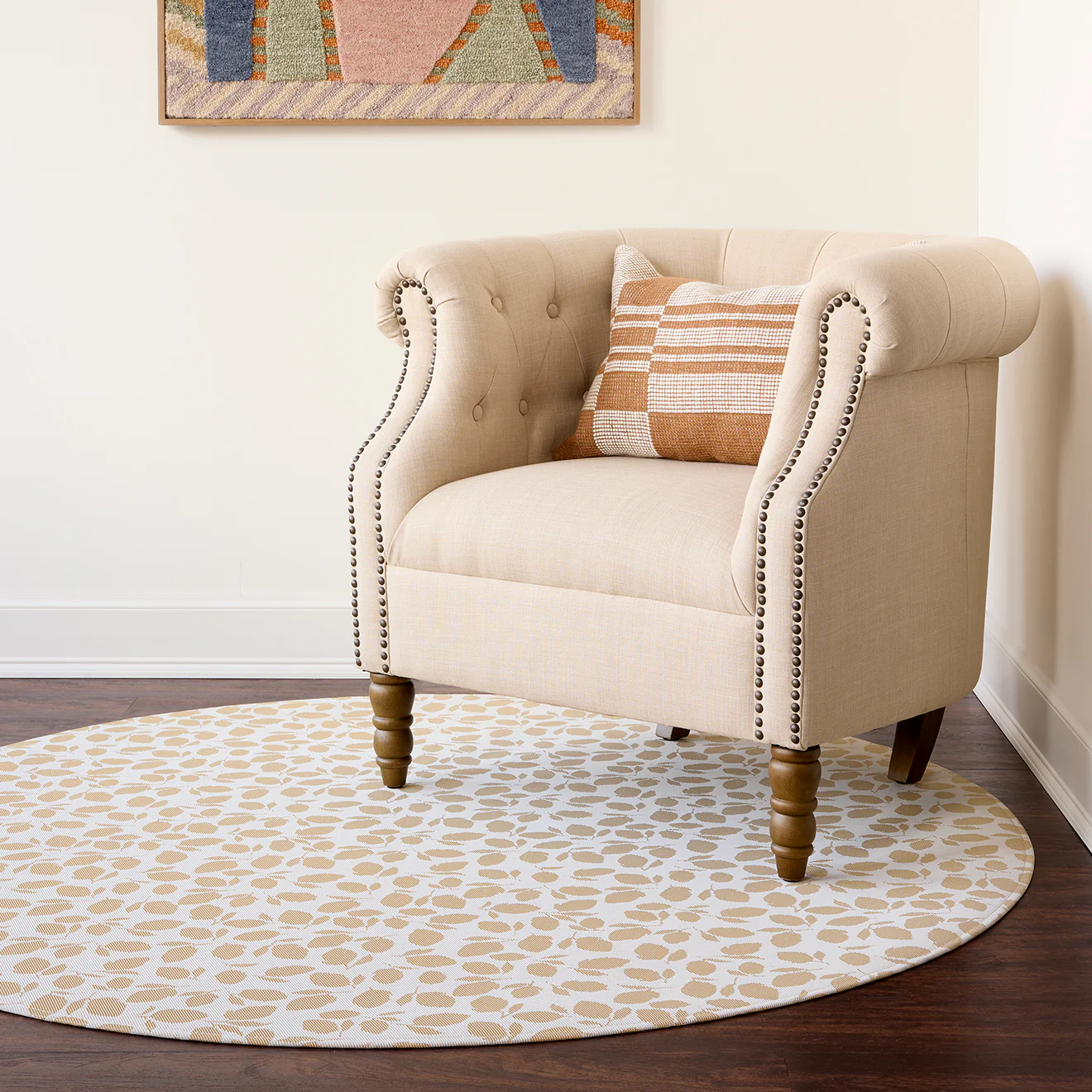 Lemon Leaves Rugs - Goldenrod - Image 5