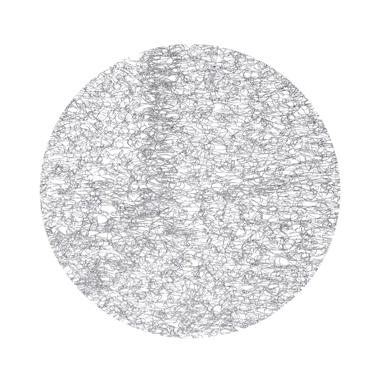 Metallic Lace Placemats - Silver - Image 4