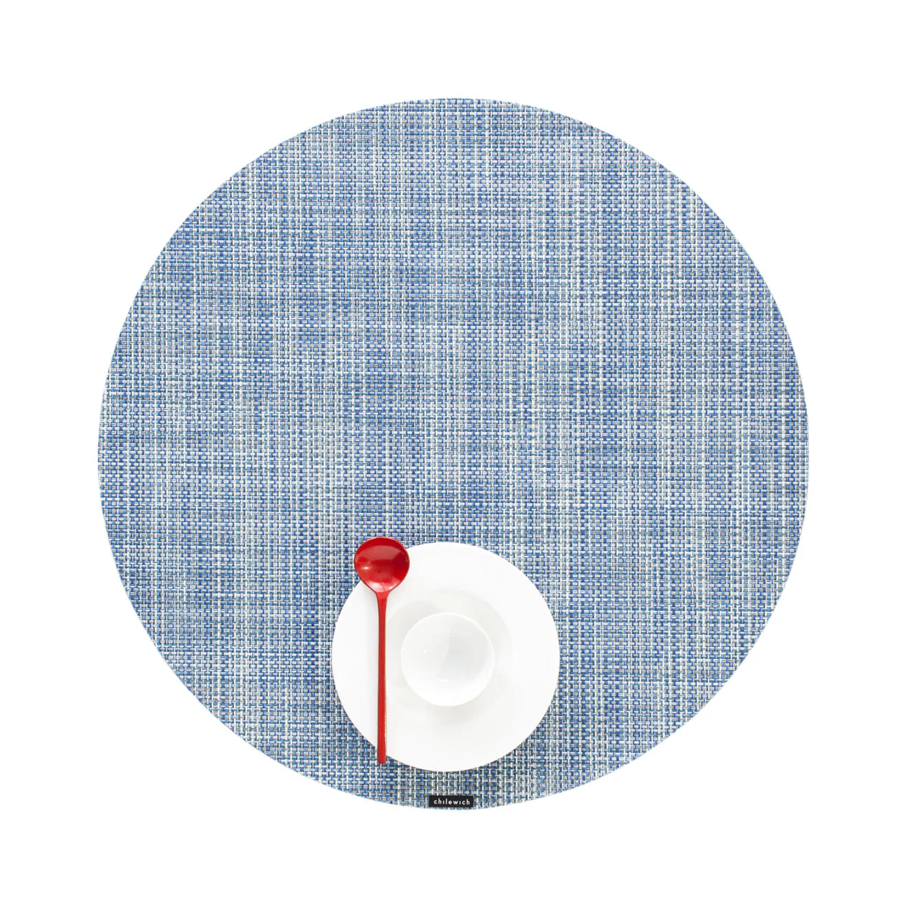Mini Basketweave Placemat Samples - Chambray - Image 2