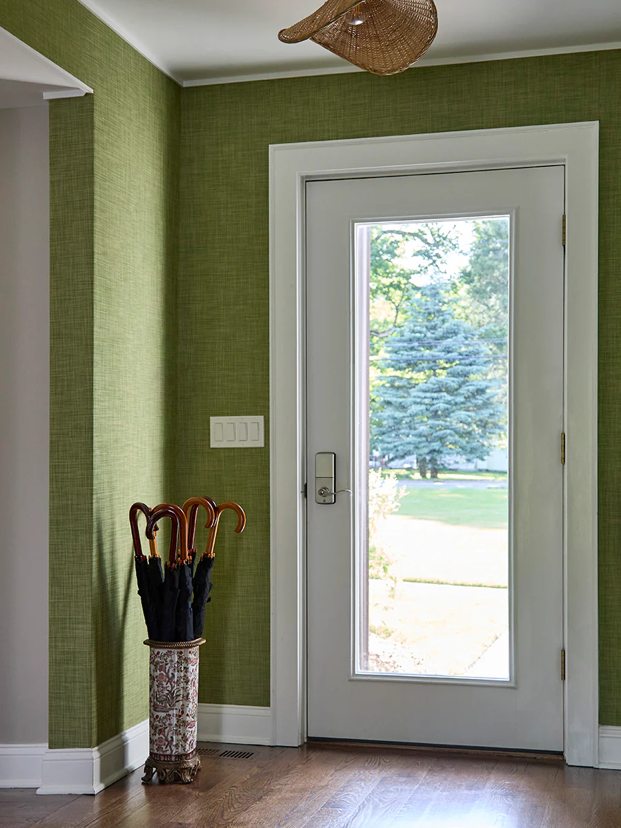 Mini Basketweave Wall Textiles - Dill - Image 2