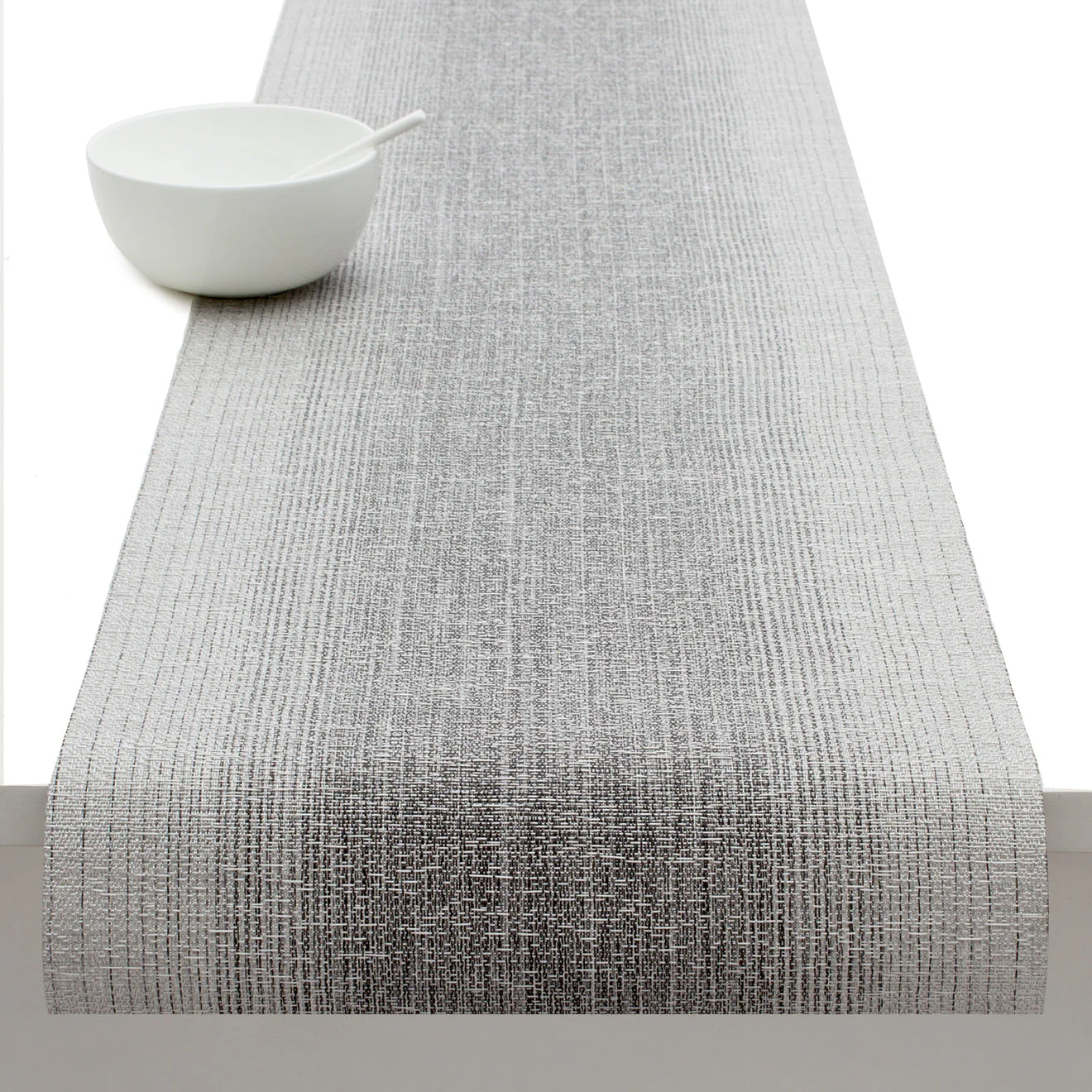 Ombré Table Runner Samples - Silver
