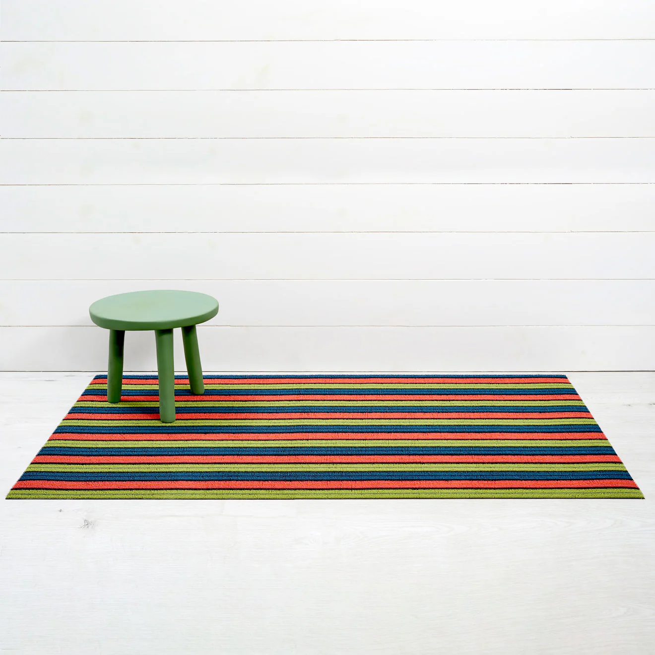 Ribbon Stripe Shag Mats - Limelight - Image 5