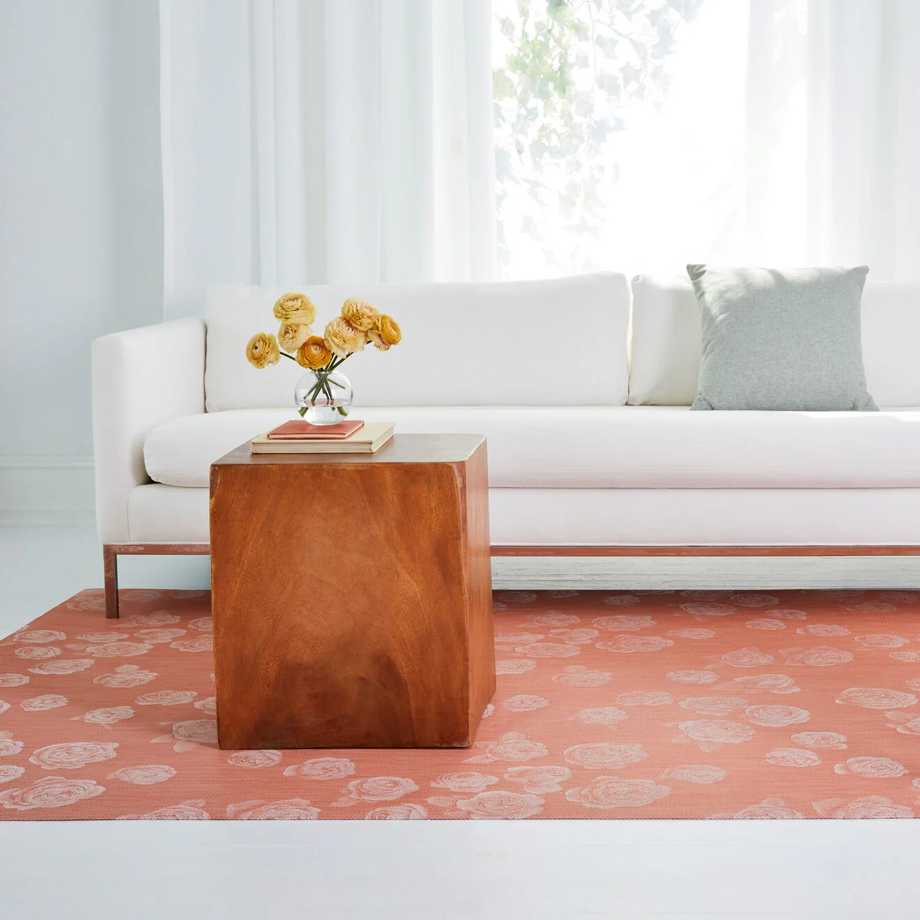 Rosette Rugs - Burnt Coral - Image 4
