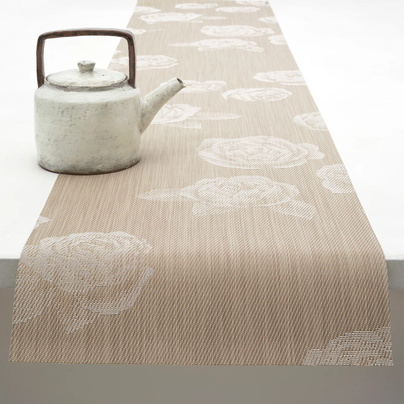 Rosette Table Runners - Flax