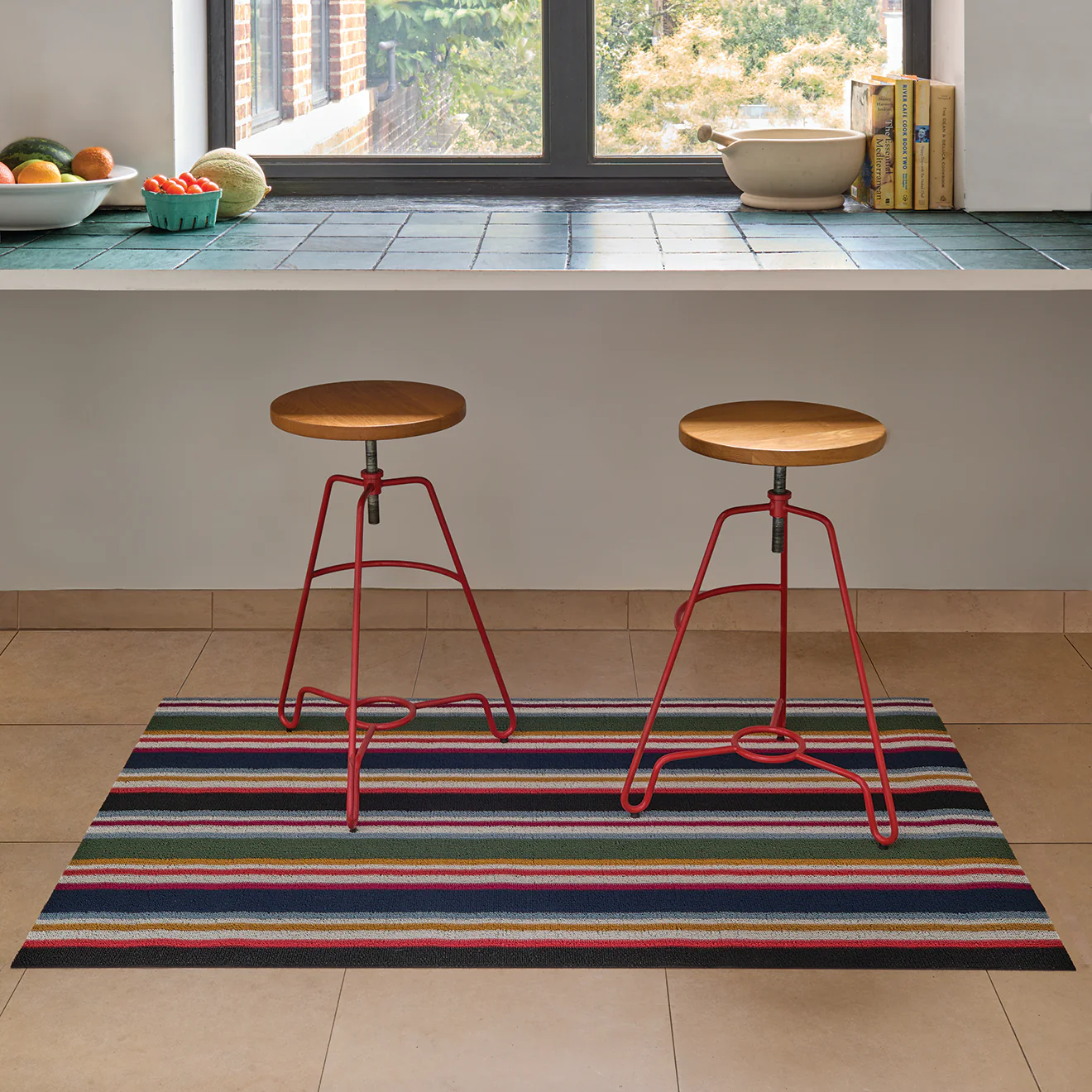 Shuffle Stripe Shag Mats - Petunia - Image 8