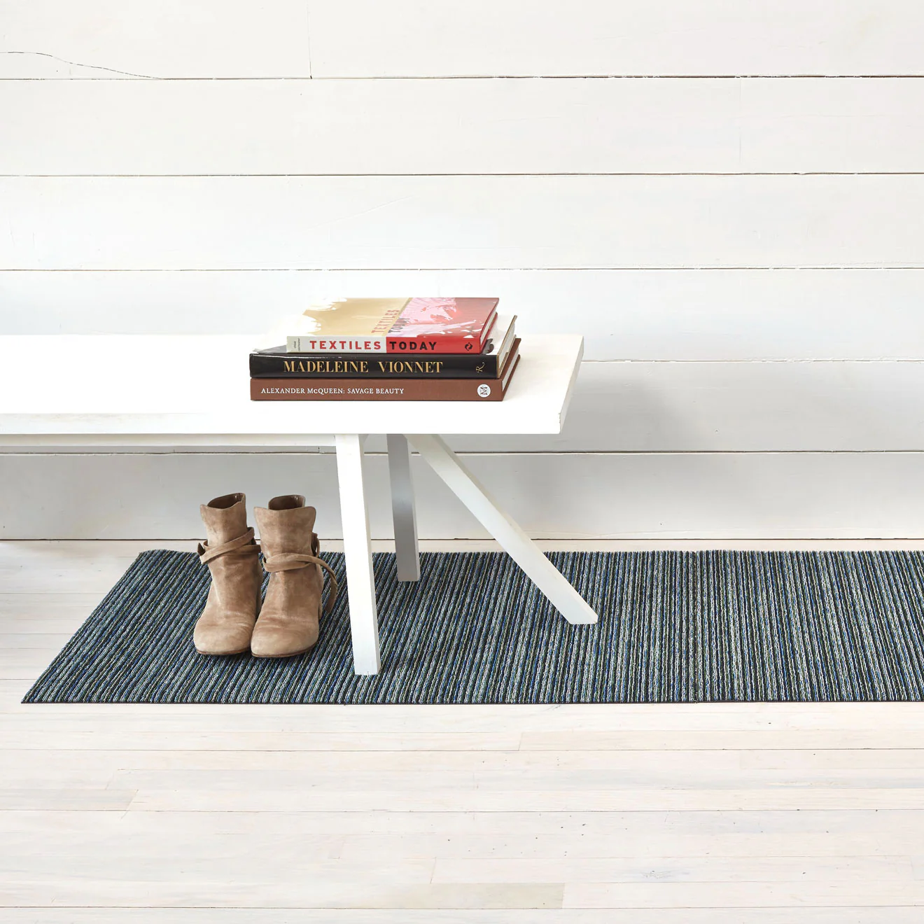 Skinny Stripe Shag Mats - Forest - Image 6
