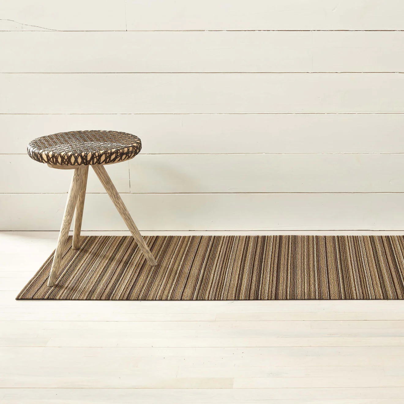Skinny Stripe Shag Mats - Mushroom - Image 8