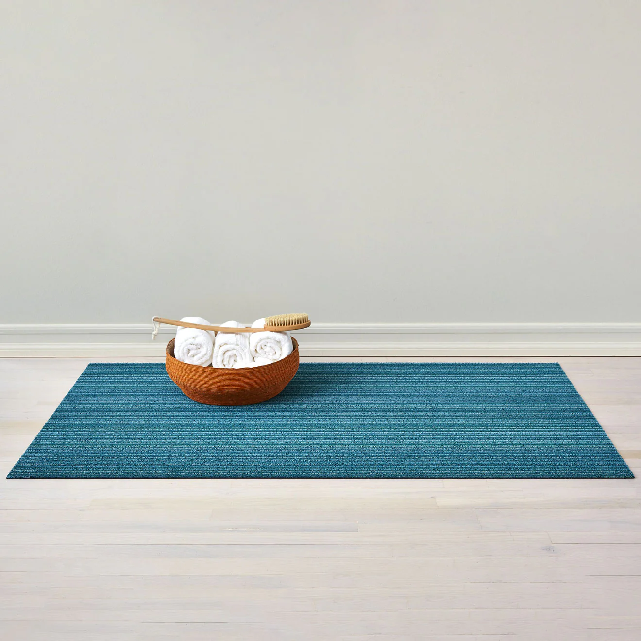 Skinny Stripe Shag Mats - Turquoise - Image 8