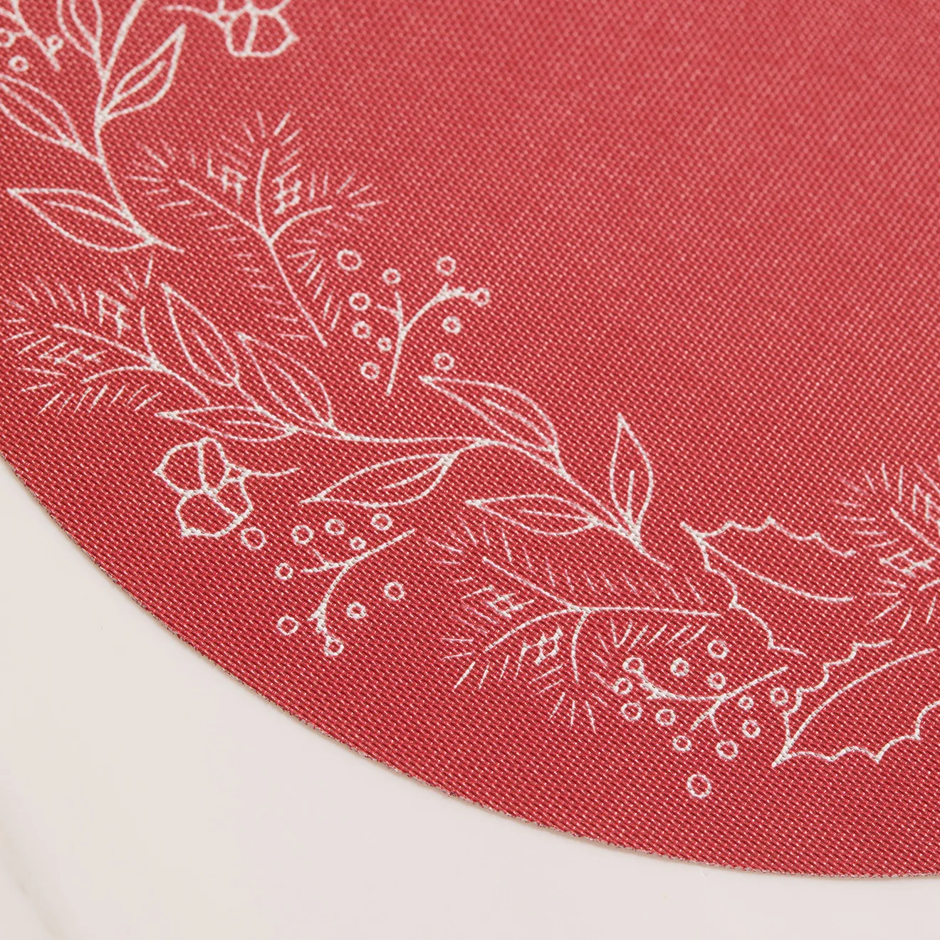 Wreath Placemats - Crimson - Image 3